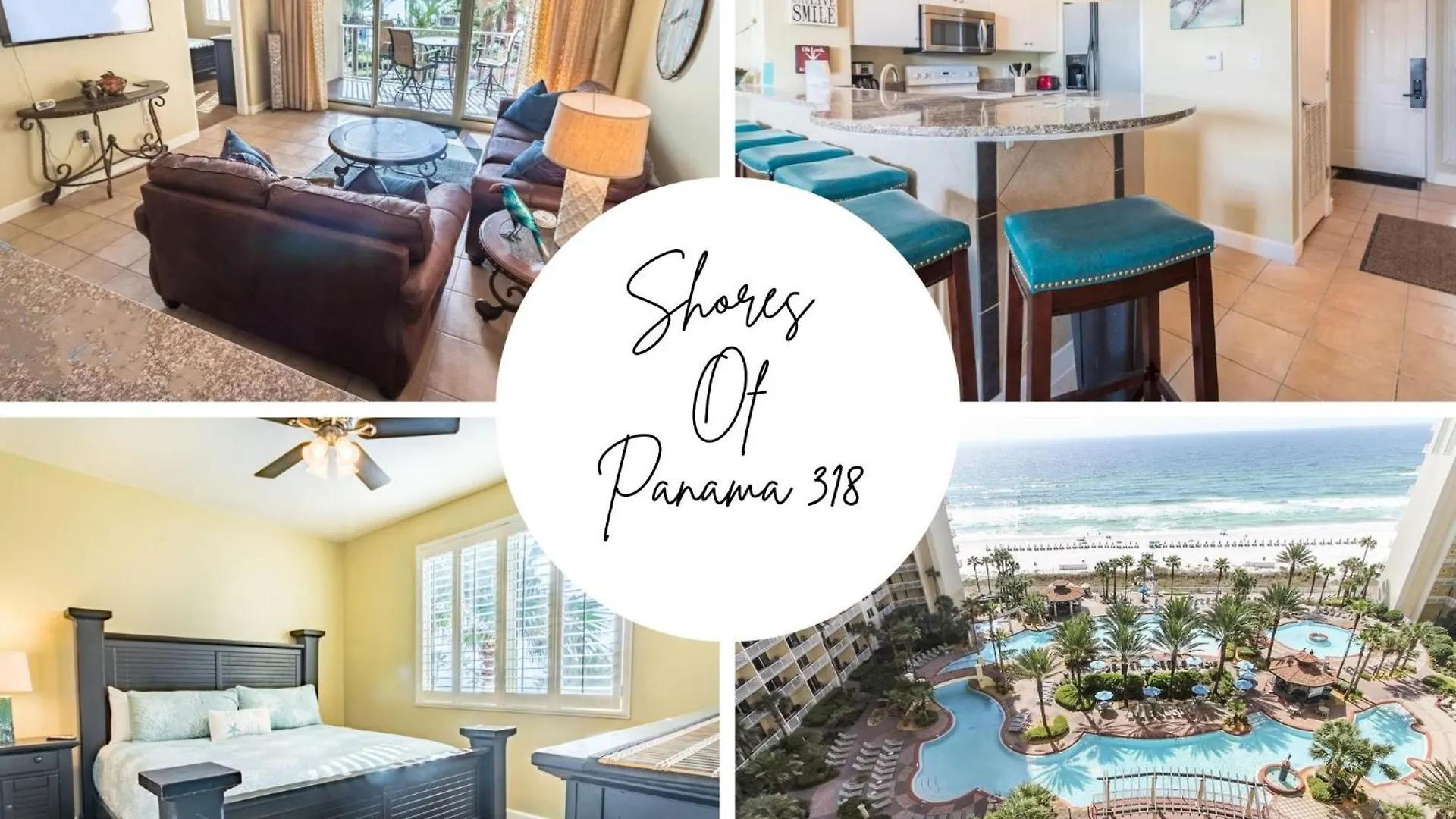 Apartment Shores Of Panama 318 - Nice 2Bd, Sleeps 8! Great View! Reserved 3Rd Floor Parking Space! Condo Panama City Beach